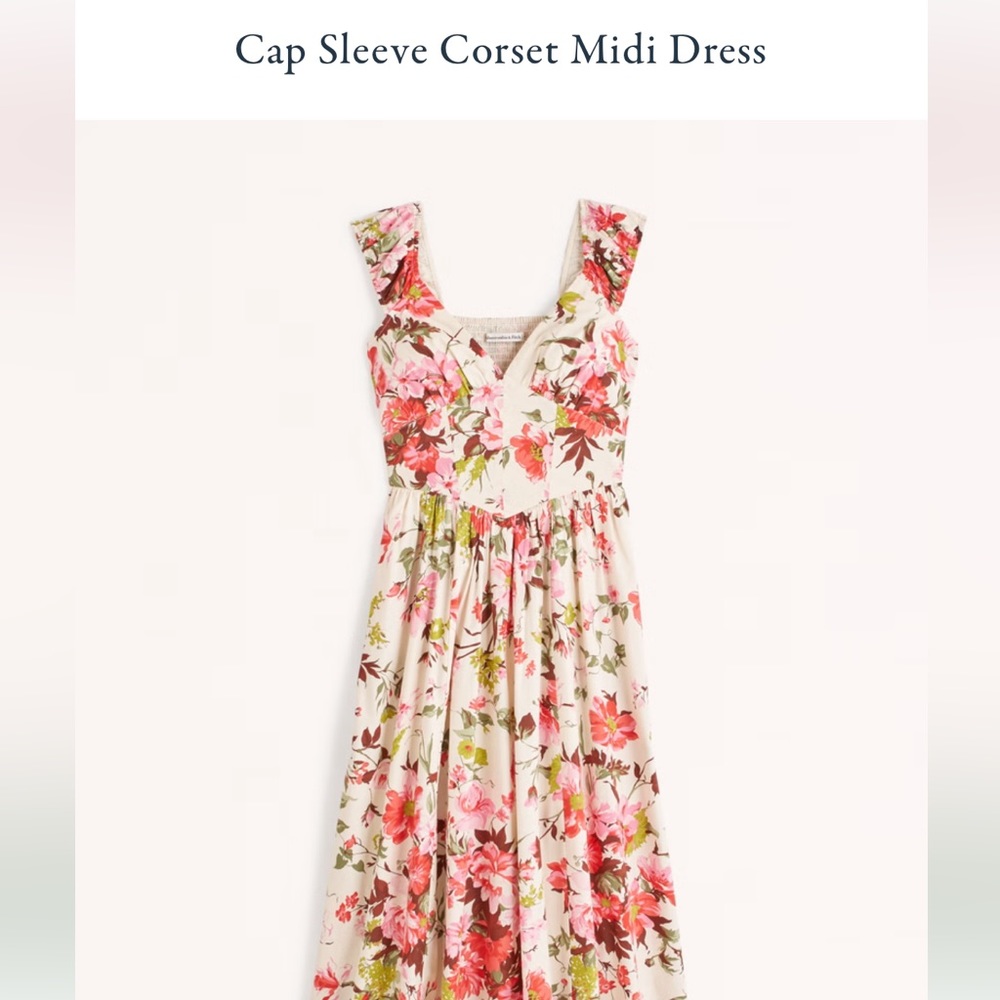 Abercrombie and fitch floral dress with pockets
